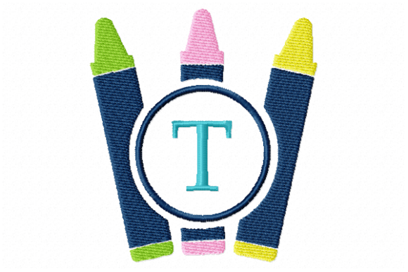 A Charming Touch: Reviewing the Crayons Frame Monogram Letter T for Real Embroidery Projects