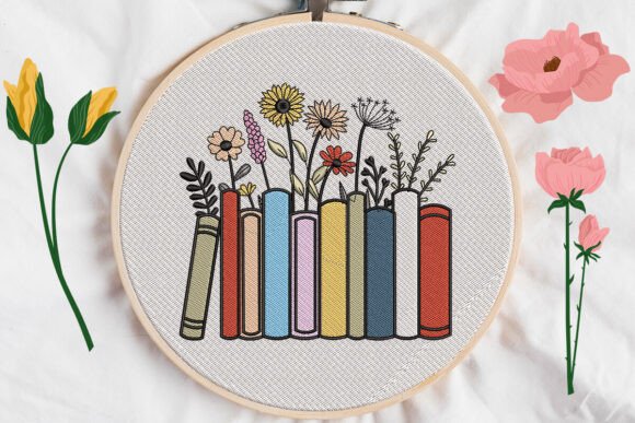 Books Flower Embroidery Review for Boutique Apparel