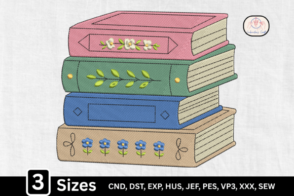 Floral Book Lover Stacked Book Review