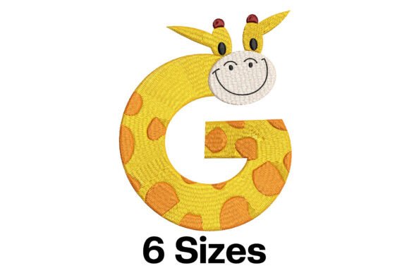 Funny Giraffe Alphabet Letter G: A Playful Touch for Personalized Gifts
