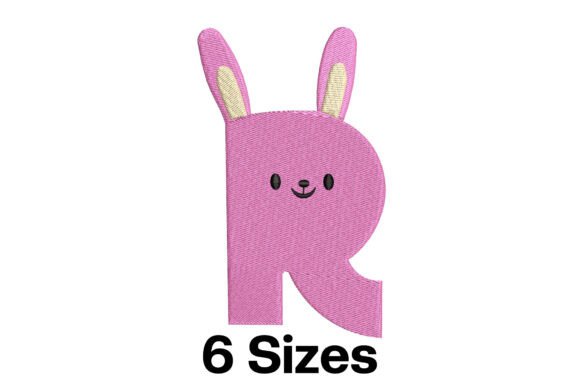 Funny Rabbit Alphabet Letter R: A Playful Touch for Personalized Gifts