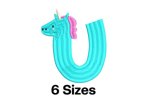 Funny Unicorn Alphabet Letter U: A Playful Touch for Personalized Gifts