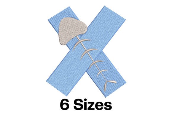 Funny X-Ray Fish Alphabet Letter X