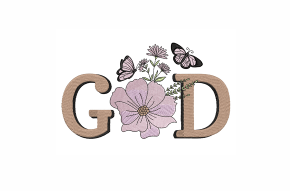God with Flowers and Butterfly: A Designer’s Real-World Review for Embroidery Projects