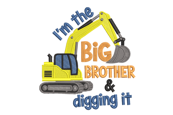 I'm the Big Brother Embroidery Review