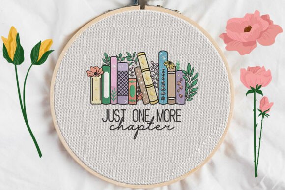 Jus One More Chapter Embroidery Design Review