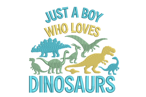 Just a Boy Who Loves Dinosaurs: A Designer’s Take for Business Embroidery