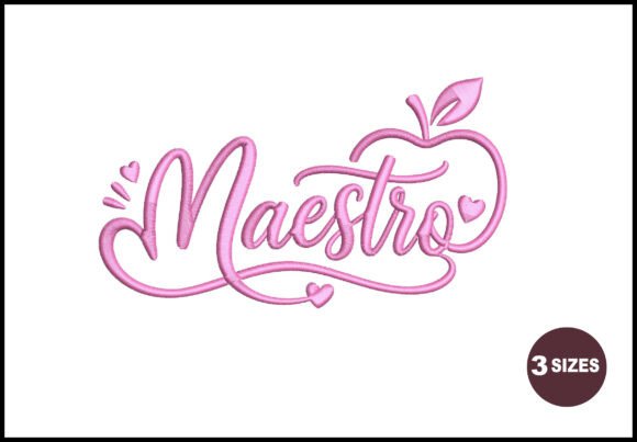 Maestro: A Versatile Embroidery Design for Small Business Branding
