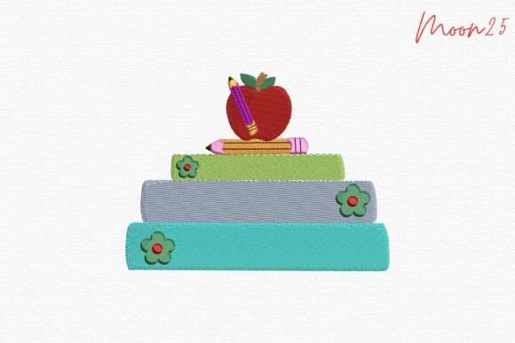 School Books Apple Pencil Teacher Learni Review