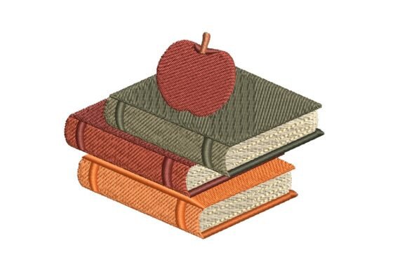 Teacher Books: A Thoughtful Embroidery Design for Meaningful Gifts