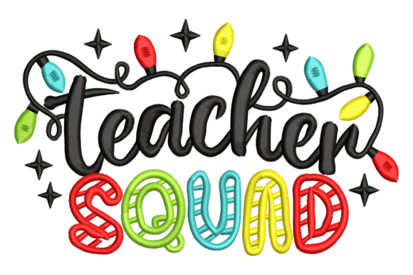 Teacher Squad: A Whimsical Touch for Boutique Sweatshirts
